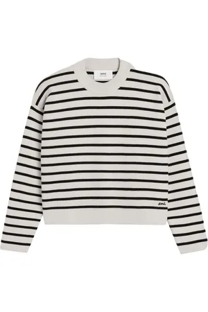 Ami Horizontal-stripe jumper