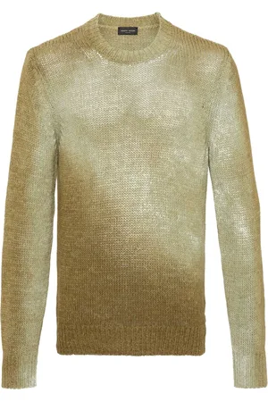 Roberto Collina Chevron-knit crew-neck jumper