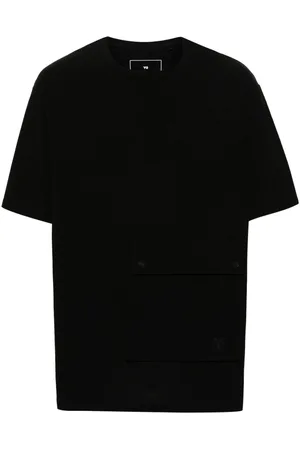 Y-3 Logo-rubberised cotton T-shirt