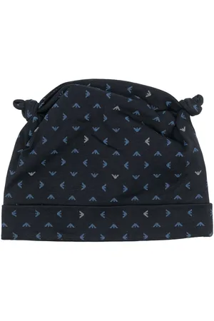 Emporio Armani Monogram-print cotton cap