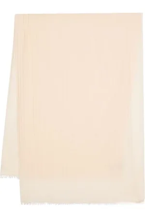 Fabiana Filippi Frayed-edge twill scarf