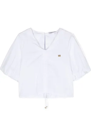 Pinko Half-sleeve poplin blouse
