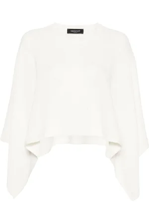 Fabiana Filippi Sequin-embellished knitted poncho