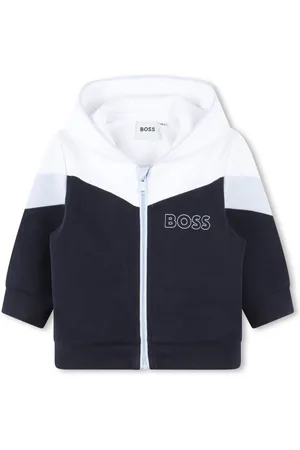 HUGO BOSS Colour-block hoodie and trousers set