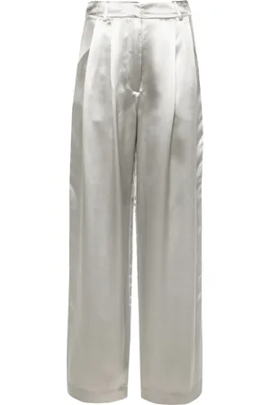 Loulou de Saison Vione silk-blend trousers