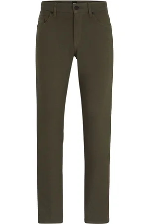 HUGO BOSS Slim-cut cotton jeans