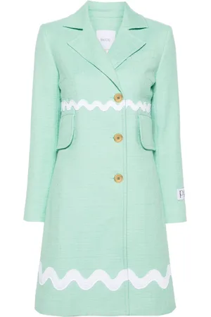 Patou Wave tweed coat