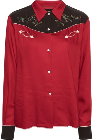 BODE Jumper Western embroidered-star shirt