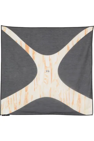 Y-3 Abstract-print scarf