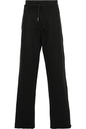 A PAPER KID Straight-leg cotton track pants