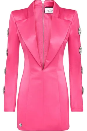 Philipp Plein Crystal-embellished mini dress