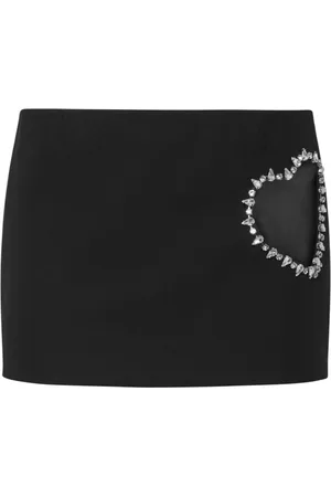 Philipp Plein Cady Heart cut-out detail mini skirt