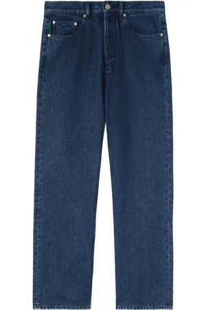 Palm Angels Logo-print straight-leg jeans
