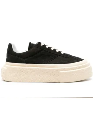 Maison Margiela Numbers-motif suede sneakers