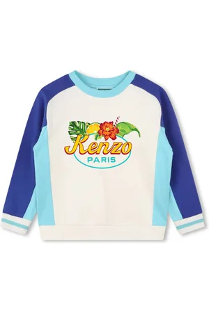 Kenzo Logo-print organic-cotton sweatshirt