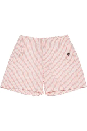 Nº21 Striped cotton shorts