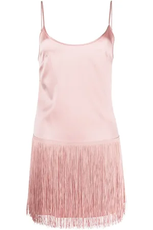 Gilda & Pearl High Society fringe-edge slip dress