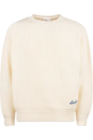 Bally Logo-embroidered ribbed jumper