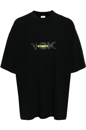 Vetements Logo-print cotton T-shirt