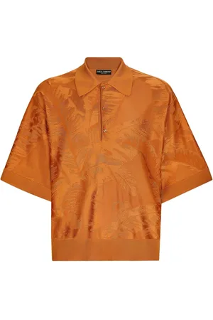 Dolce & Gabbana Silk-blend polo shirt