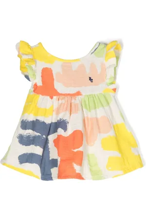 Bobo Choses Carnival-print woven dress