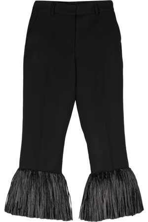 WALES BONNER Harmony fringed trousers