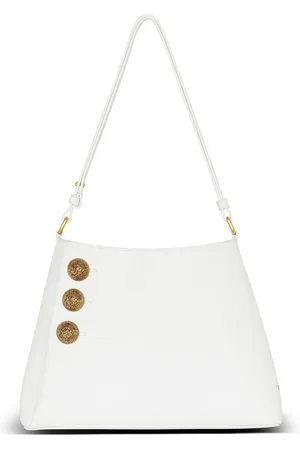 Balmain Emblème leather shoulder bag