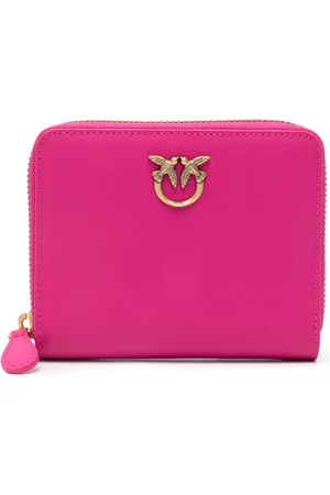 Pinko Logo-plaque leather wallet