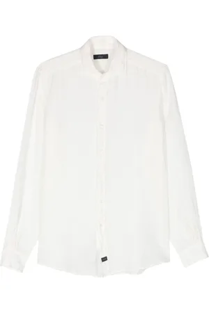 FAY Long-sleeves linen shirt