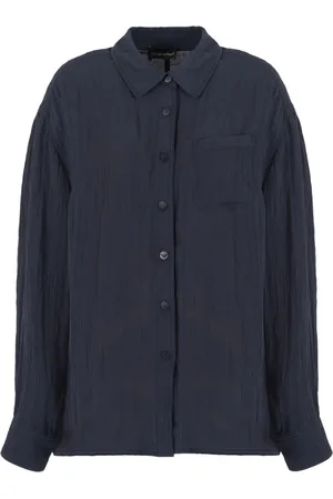 Emporio Armani Button-up voile shirt