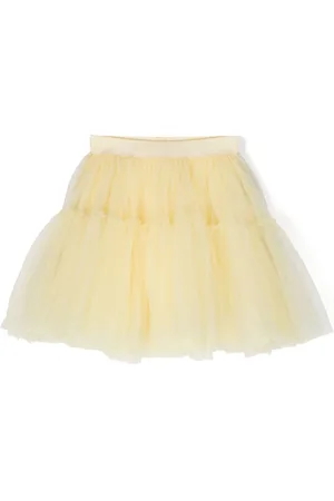 MONNALISA Tiered tulle miniskirt