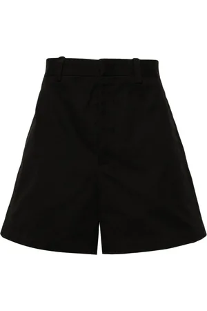 Jil Sander Wide-leg gabardine tailored shorts