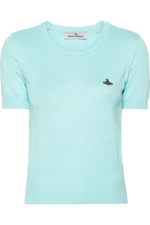 Vivienne Westwood Orb-embroidered knitted T-shirt