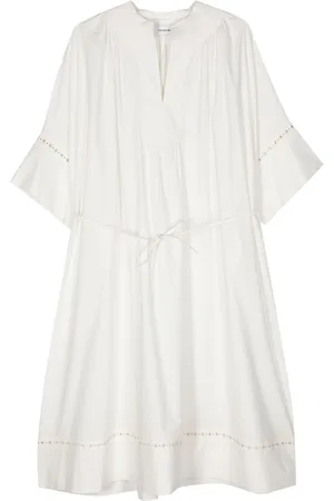 YVES SALOMON Poplin midi dress
