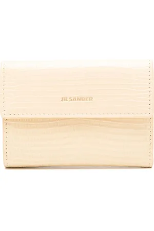 Jil Sander Logo-stamp leather coin purse