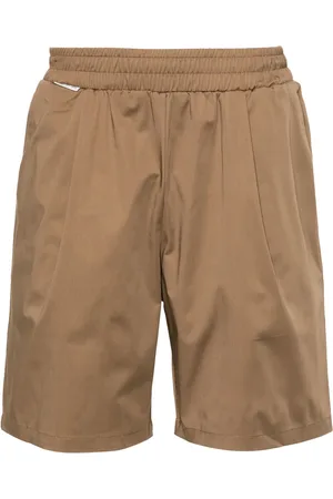 Family First Elasticated-waist poplin shorts