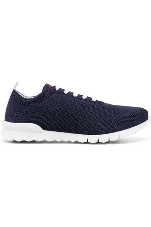 Kiton Embroidered-logo sneakers