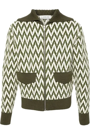 Lanvin Curb herringbone cotton cardigan