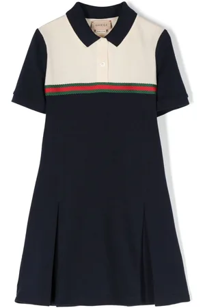 Gucci Web-stripe colour-block dress