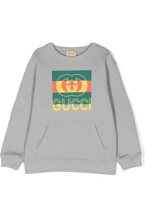Gucci Logo-print cotton jersey sweatshirt
