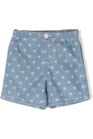 Gucci Star-print denim shorts
