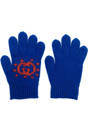 Gucci Interlocking G knitted mittens