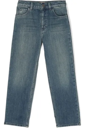 Gucci Logo-patch denim jeans