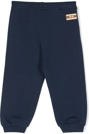 Gucci Logo-patch cotton track pants