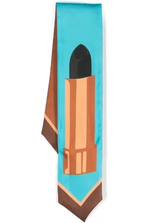 Gucci Lipstick-print silk scarf