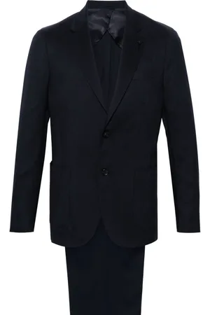 LARDINI Single-breasted twill suit