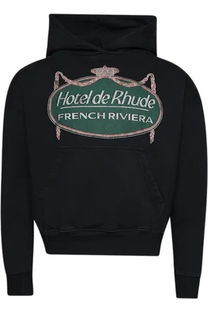 Rhude Graphic-print cotton hoodie