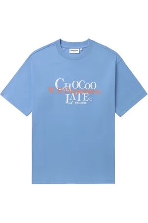 Chocoolate Logo-embroidered cotton T-shirt