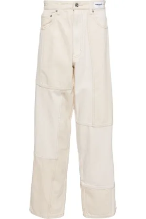 Chocoolate Panelled straight-leg jeans