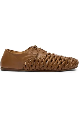 MARSÈLL Interwoven leather Derby shoes